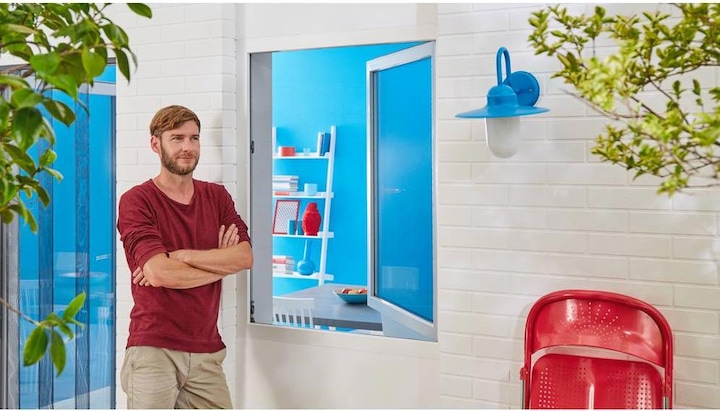 Image du produit tesa Moustiquaire STANDARD pour fenêtre, avec bande Velcro, sans perçage (150 x 180 cm)