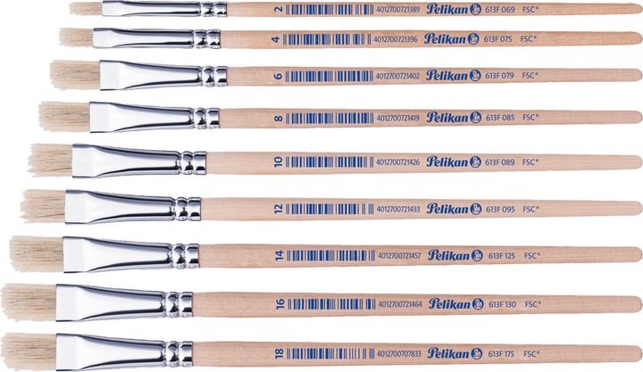 Actual product image Pelikan Brush variety 613F (18 mm)