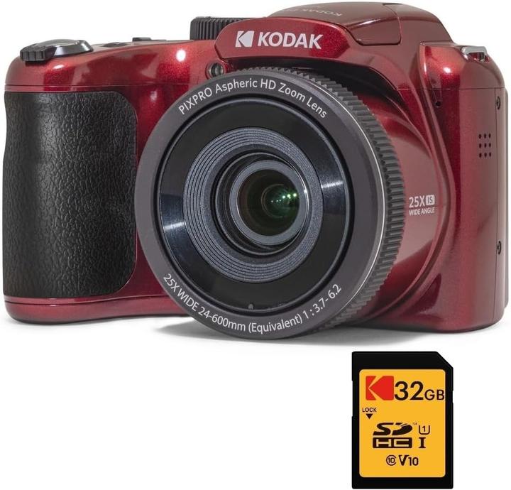Immagine prodotto Kodak Fotocamera bridge digitale 16 MP, zoom 25x, video HD 1080p, grandangolo 24 mm, display LCD 3 pollici (24 - 600 mm, 16.35 Mpx)