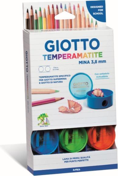 Produktbild Giotto Bleistiftspitzer Durchmesser 3,8 mm 12