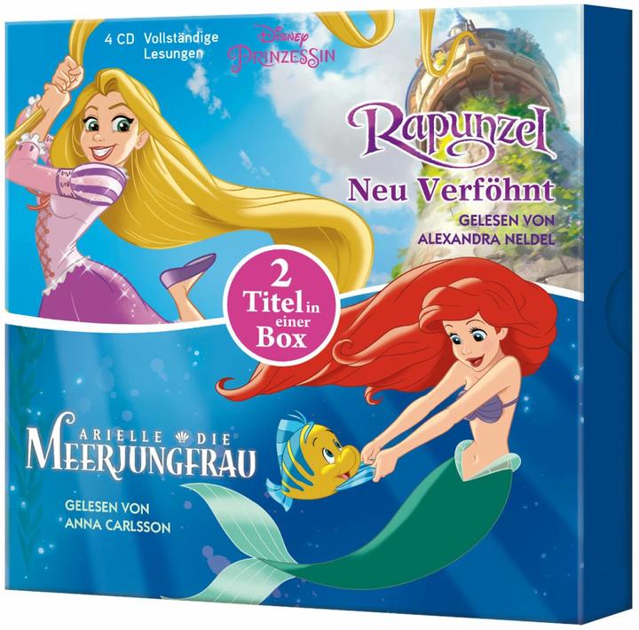 Actual product image Disney Princess: Ariel the Mermaid and Rapunzel - Newly Spoiled (Alexandra Neldel, Anna Carlsson, Anke Albrecht, Claudia Amor, German)