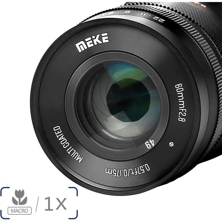 Actual product image Meike MK 60 F2.8 Canon EF M mount (Canon EF-M)