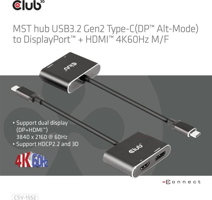Produktbild Club 3D Usb-Hub (USB, 5.90 cm)