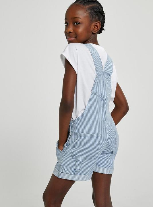 Actual product image La Redoute Collections Bib shorts with stripes (110)