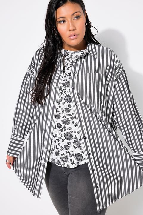 Immagine prodotto Studio Untold Camicia a righe dal taglio oversize (42, 44)