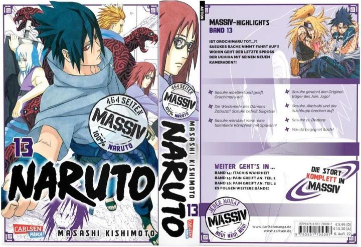 Produktbild NARUTO Massiv 13 (Deutsch, Masashi Kishimoto, 2018)