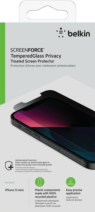 Produktbild Belkin Screen Force (1 Stück, Apple iPhone 13 mini)