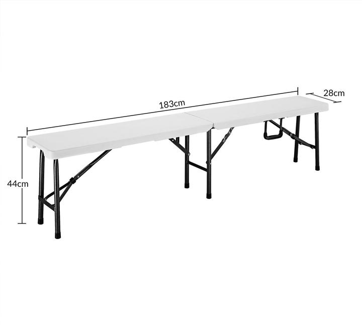 Actual product image Casaria Beer Bench Set of 2