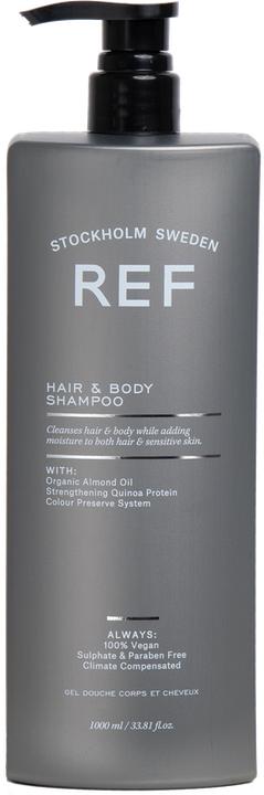 Produktbild Ref. REF Hair & Body Shampoo 1000 ml (1000 ml, Flüssiges Shampoo)