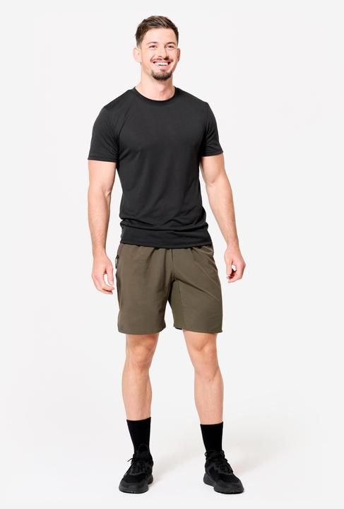 Produktbild Domyos Men's Slim-Fit Breathable Cross Training T-Shirt - Black (XL)