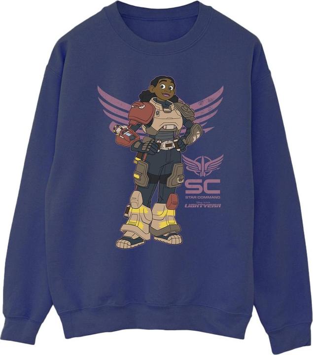 Actual product image Disney Mens Lightyear Izzy Star Command Sweatshirt (XXL)