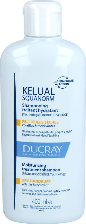 Ducray Kelual Squanorm Dry Dandruff Regulating Shampoo 400ml (400 ml, Flüssiges Shampoo)