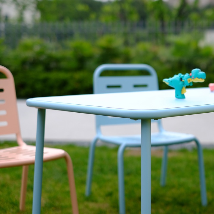 Produktbild Casa.Pro Kindersitzgruppe Etroubles 4-tlg. Stahl Mehrfarbig