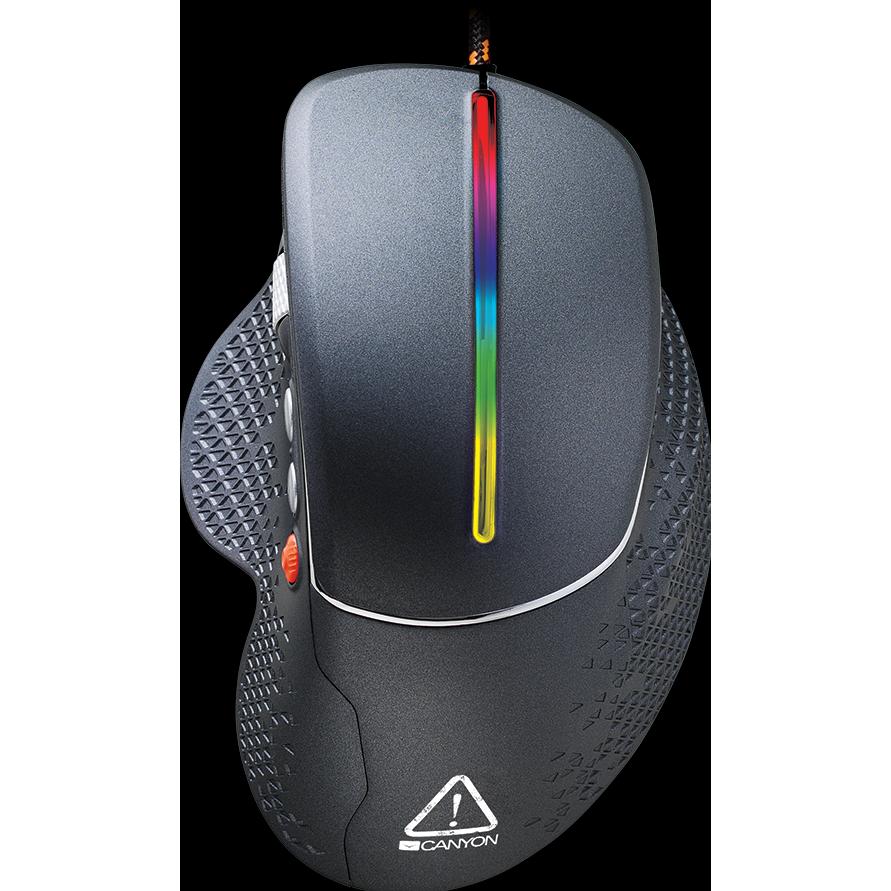 Canyon for gaming Apstar GM-12, with backlight, 6 programmable buttons, Sunplus SPCP6651B optical se (Kabelgebunden), Ma...