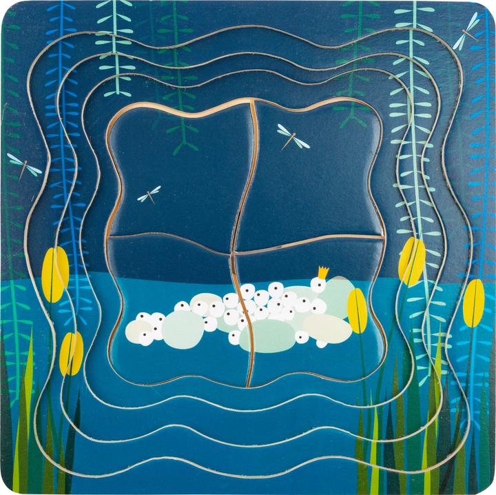 Produktbild small foot Schichtenpuzzle Froschkönig (28 Teile)