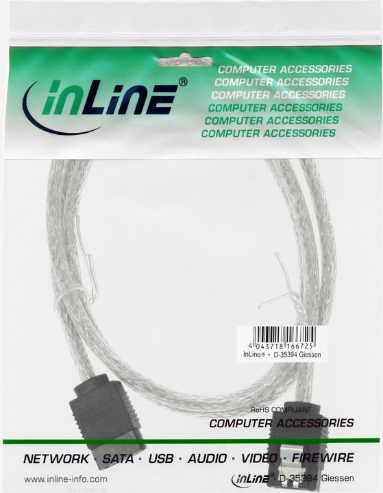 Produktbild InLine SATA III (6Gb/s) Kabel rund