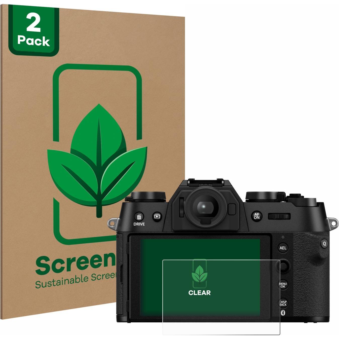 ScreenLeaf Schutzfolie nachhaltiger Displayschutz Displayschutzfolie Folie Klar Transparent (Displayschutz), Kameraschut...