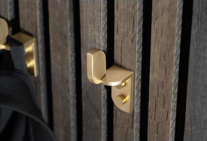 Actual product image ChiCura Tabula wall hooks brass (2 pcs.)