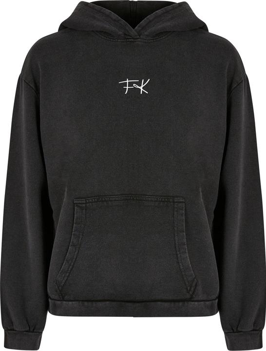 Produktbild Merchcode Ladies Frida Kahlo - Short logo Acid Washed Oversize Hoody - 177987 (XXL)