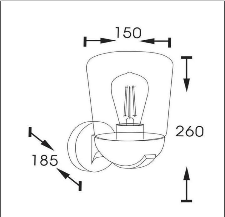 Immagine prodotto Lucide Luci a parete e a soffitto (E27, IP44)