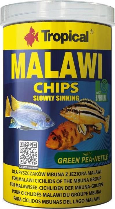 Image du produit Tropical MALAWI CHIPS 1000ML/520G (Poissons d'aquarium, 1000 ml)