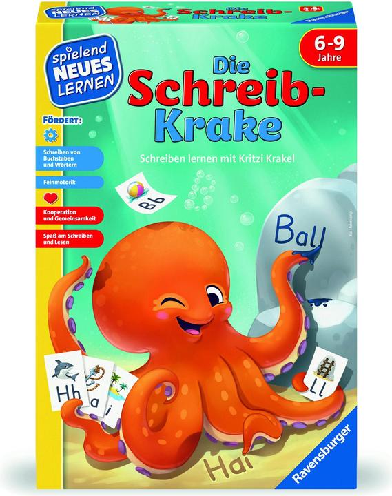 Actual product image Ravensburger The writing octopus (German, 6 - 9 years)