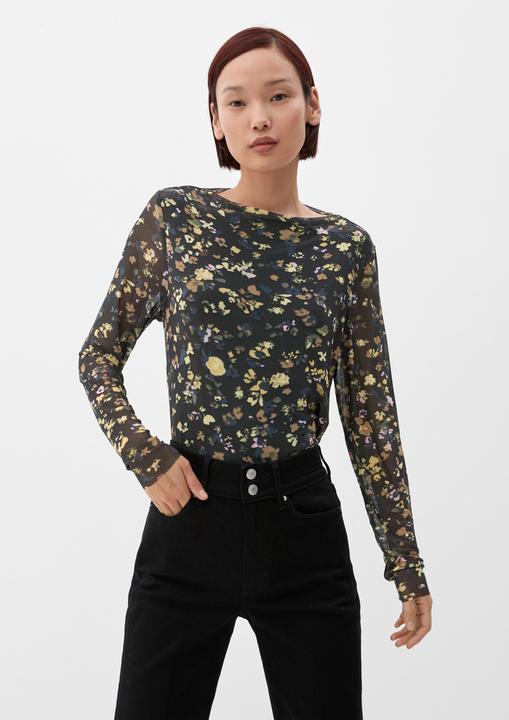 Immagine prodotto s.Oliver T-Shirt Blusenshirt mit Allovermuster (32)