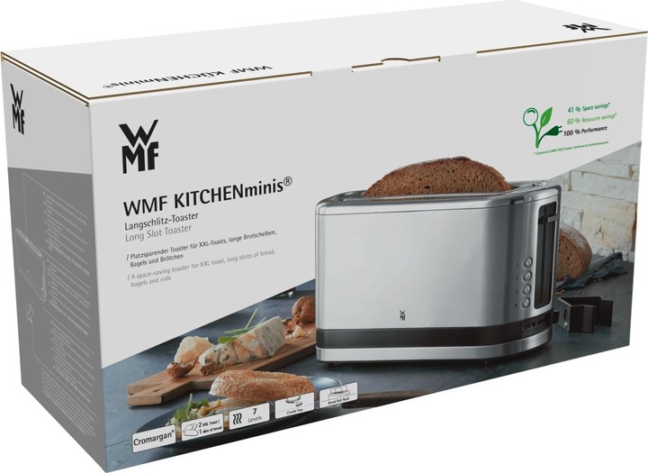 Immagine prodotto WMF KITCHENminis tostapane a fessura lunga a 2 fette con attacco per panino