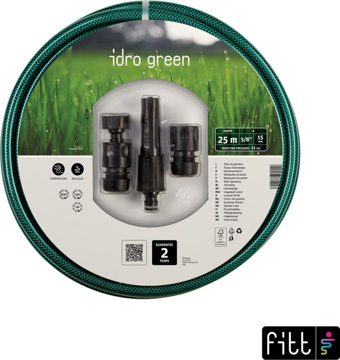 Actual product image FITT IDRO GREEN 3-ply garden hose kit (3 m, 15 mm)