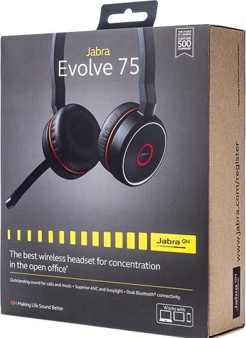 Produktbild Jabra Evolve 75 SE Duo inkl. Link 380 (Kabellos, USB-A)