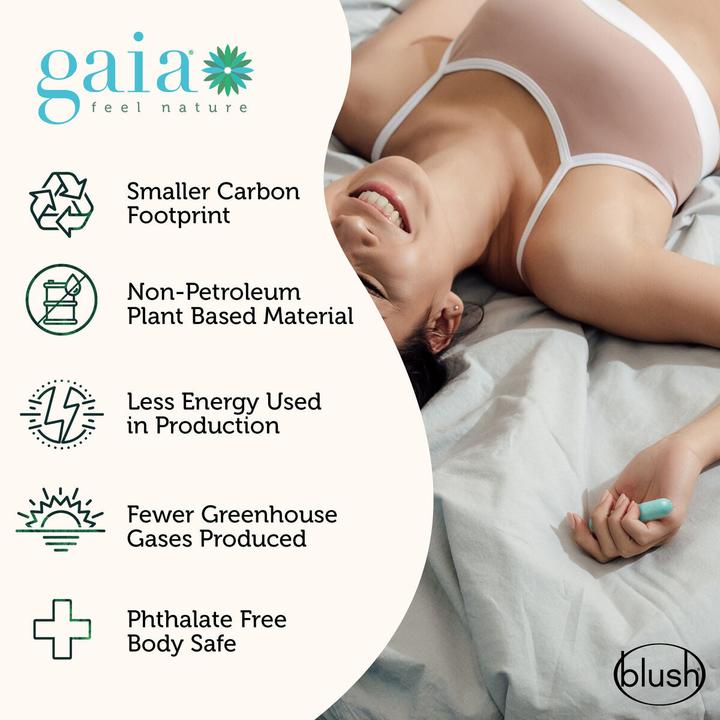 Actual product image Gaia Eco Bullet Vibrator â Turquoise