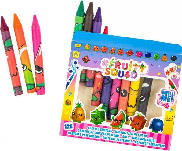 Immagine prodotto Canenco Pastelli a cera profumati Fruitysquad confezione da 12 pezzi (12x)