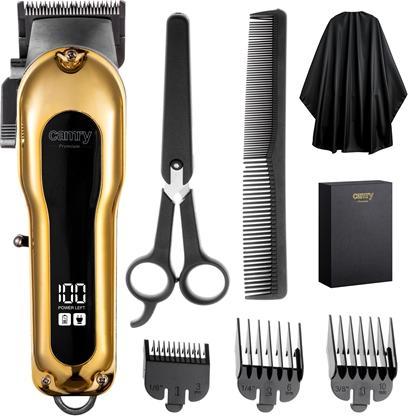 Actual product image Camry Hair clipper with LCD display | CR 2844 | Cordless | Number of length steps 4 | Gold