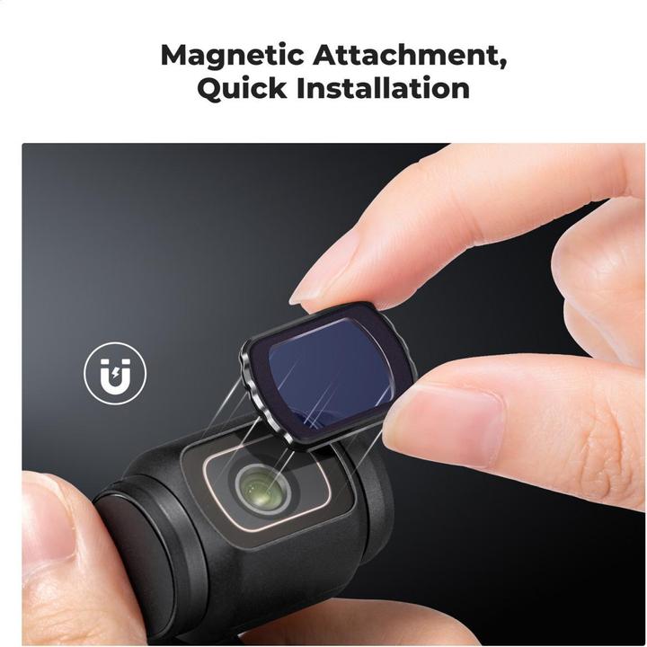 Produktbild K&F Concept Anti Light Pollution Filter,HD, Anti-Reflection Green Coating, Waterproof and Scratch Resistant on o (Osmo Pocket 3)