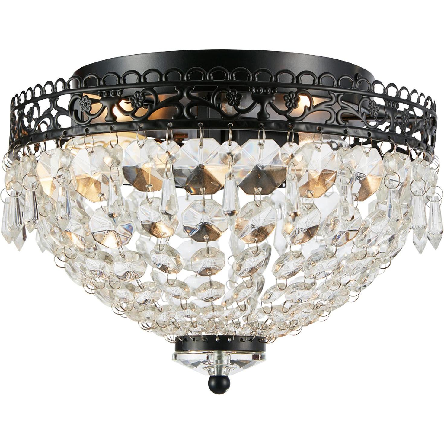 Markslöjd, Applique + Plafoniera, JOLINE Ceiling 2L Black/MC IP21