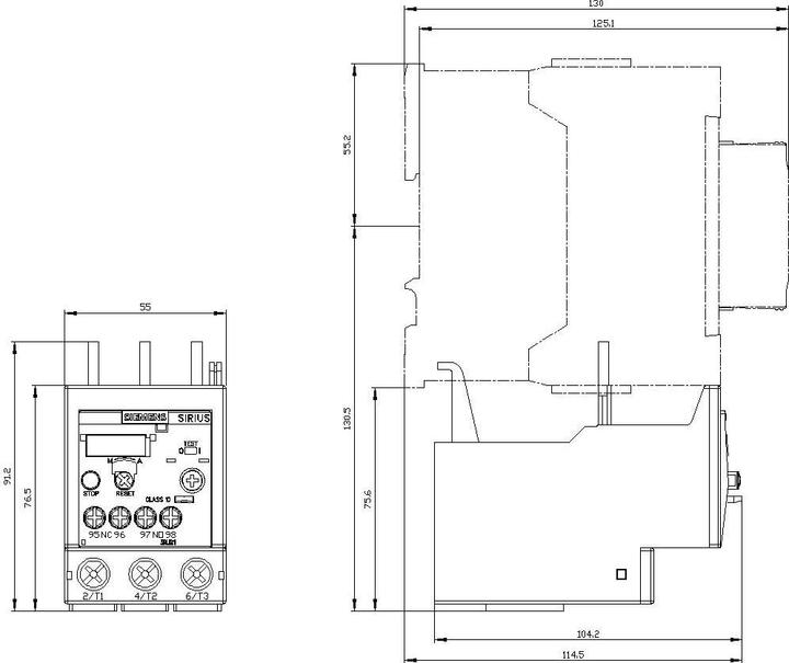 Produktbild Siemens Überlastrelais 14-20A 3RU2136-4BB0