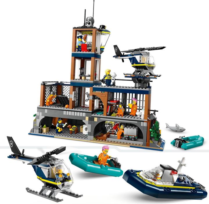 Produktbild LEGO Polizeistation auf der Gefängnisinsel (60419, LEGO City)