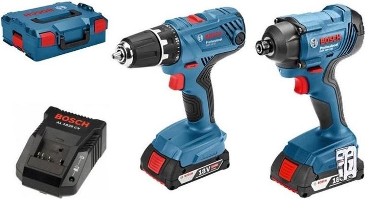 Produktbild Bosch Professional 18V GSR + GDR Accu toolkit in L-Boxx - 06019G5101