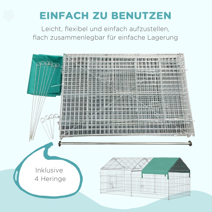 Produktbild PawHut Kleintiergehege