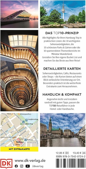 Produktbild TOP10 Reiseführer Hamburg (Deutsch, Gerhard Bruschke, 2023)