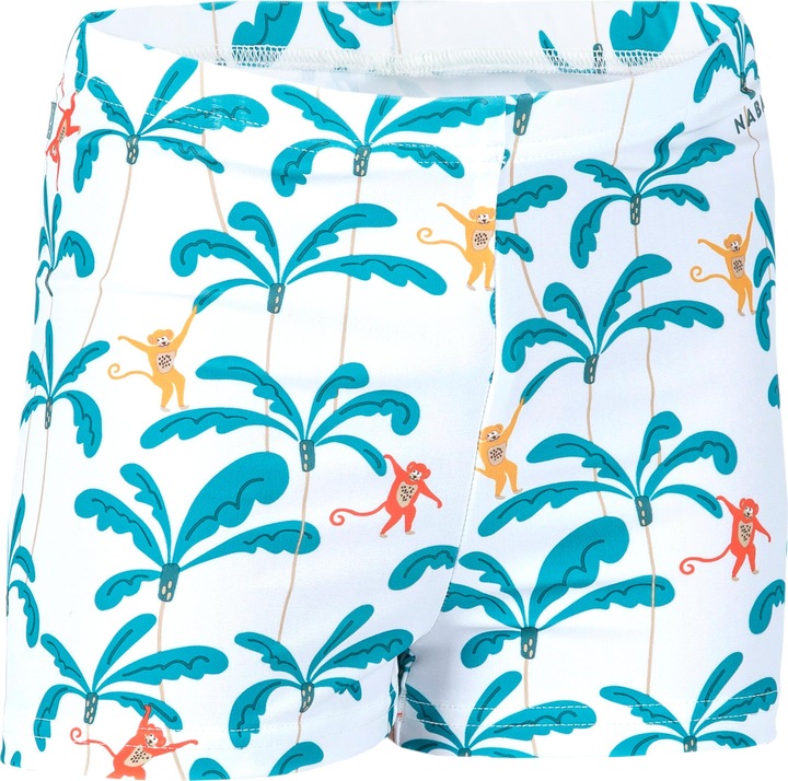 Produktbild Nabaiji Badehose Boxer Baby/Kinder - Affe weiss (74, 75 C)