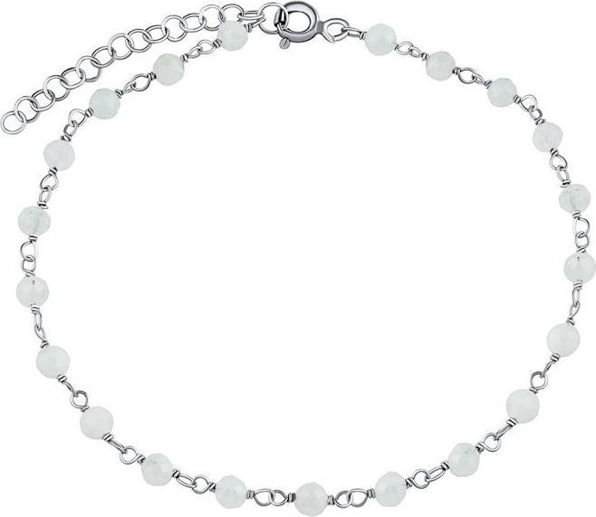 Produktbild Silvego Silver Bracelet with Genuine Arika Moonstone 3mm INS1002BMS (925 Sterling Silber)