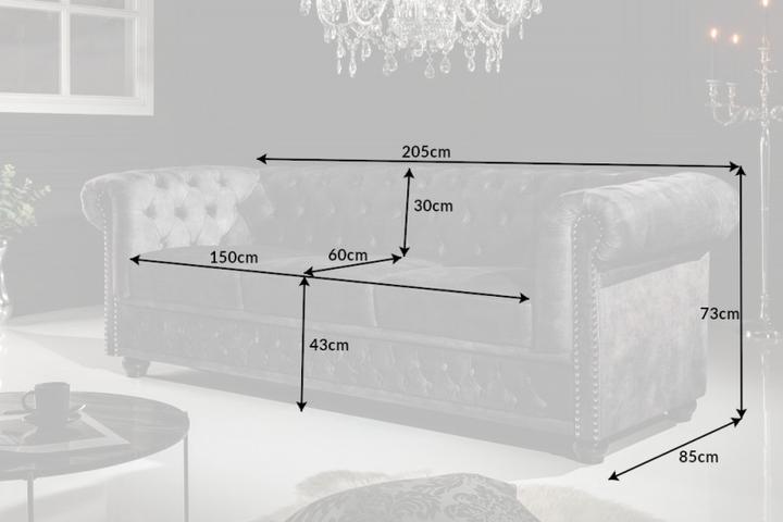 Produktbild Global Interiors New Chesterfield (3-Sitzer)