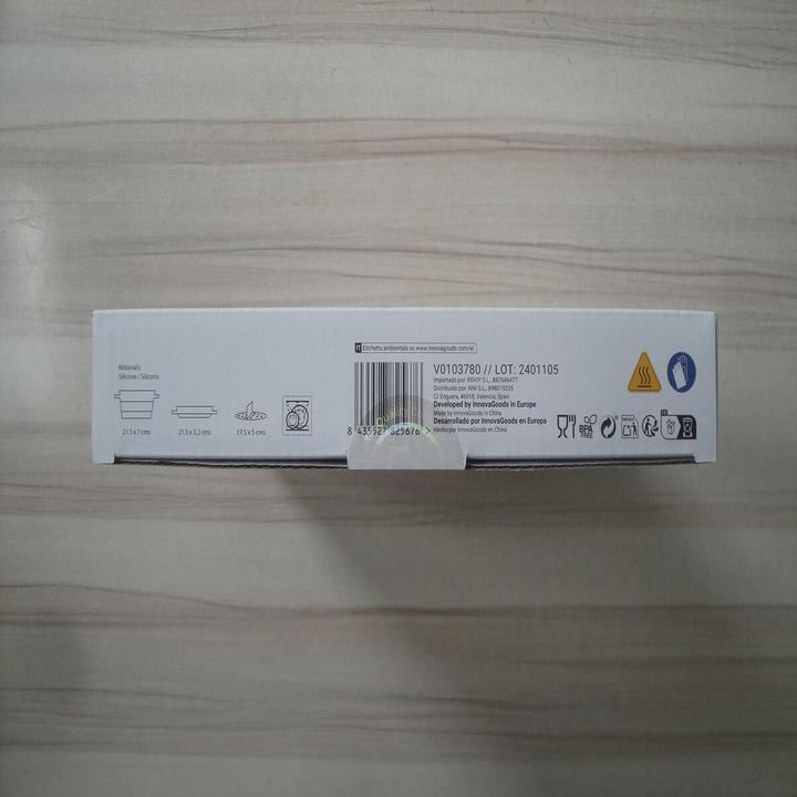 Produktbild InnovaGoods Faltbarer Silikonkorb für Heissluftfritteusen Fliynner