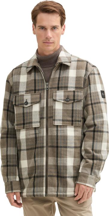 Actual product image Tom Tailor Flannel Check Jacket with Chest Pockets (M)