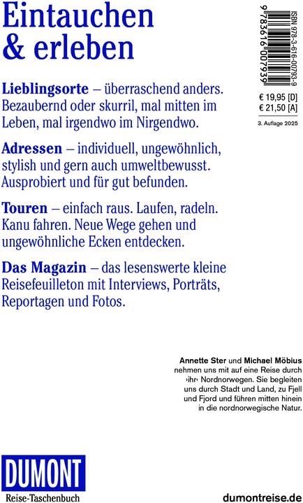 Energie-Label Reise-Taschenbuch Reiseführer Norwegen, Der Norden mit Trondheim und Lofoten (Deutsch, Michael Möbius, 2025)