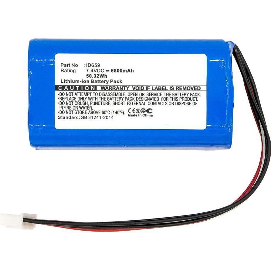 CoreParts Battery for Sony Speaker (1 Zellen, 6800 mAh), Notebook Akku, Blau