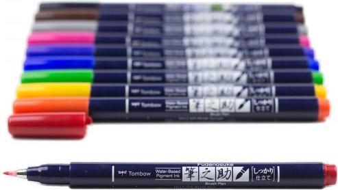 Produktbild Tombow Fudenosuke (Mehrfarbig, 10 x)