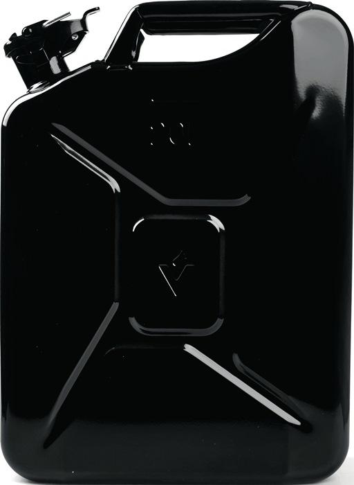 Produktbild Valpro Kraftstoffkanister 20 l Schwarz RAL 9005 Stahlblech 0,9 mm L345xB165xH470mm