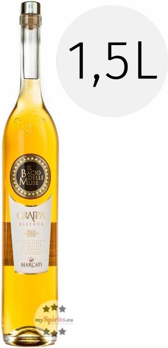 Produktbild Marcati Grappa Riserva 1500ml Magnum Flasche - 40%vol.